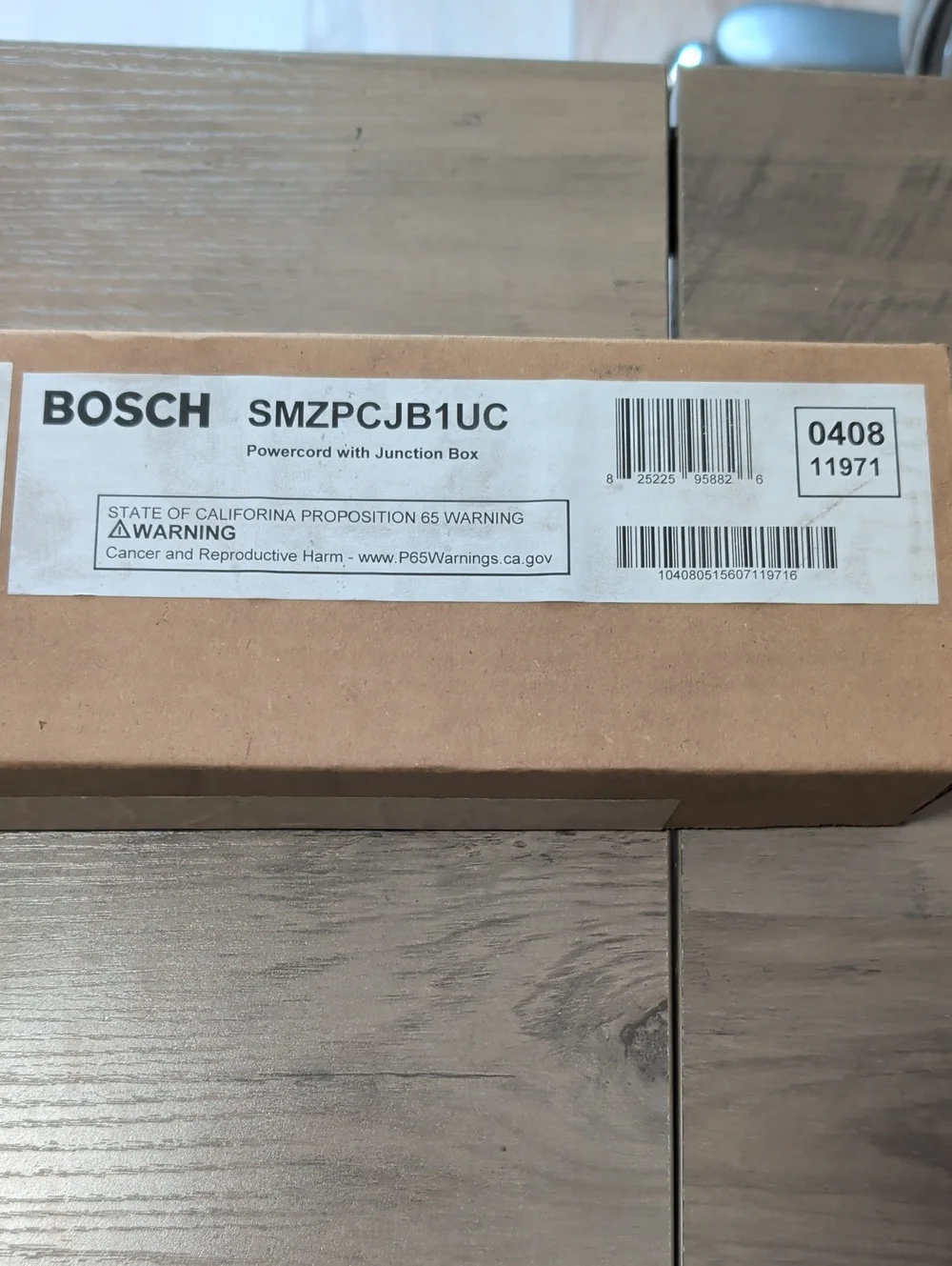 Bosch Dishwasher Power Cord with Junction Box SMZPCJB1UC New in Box